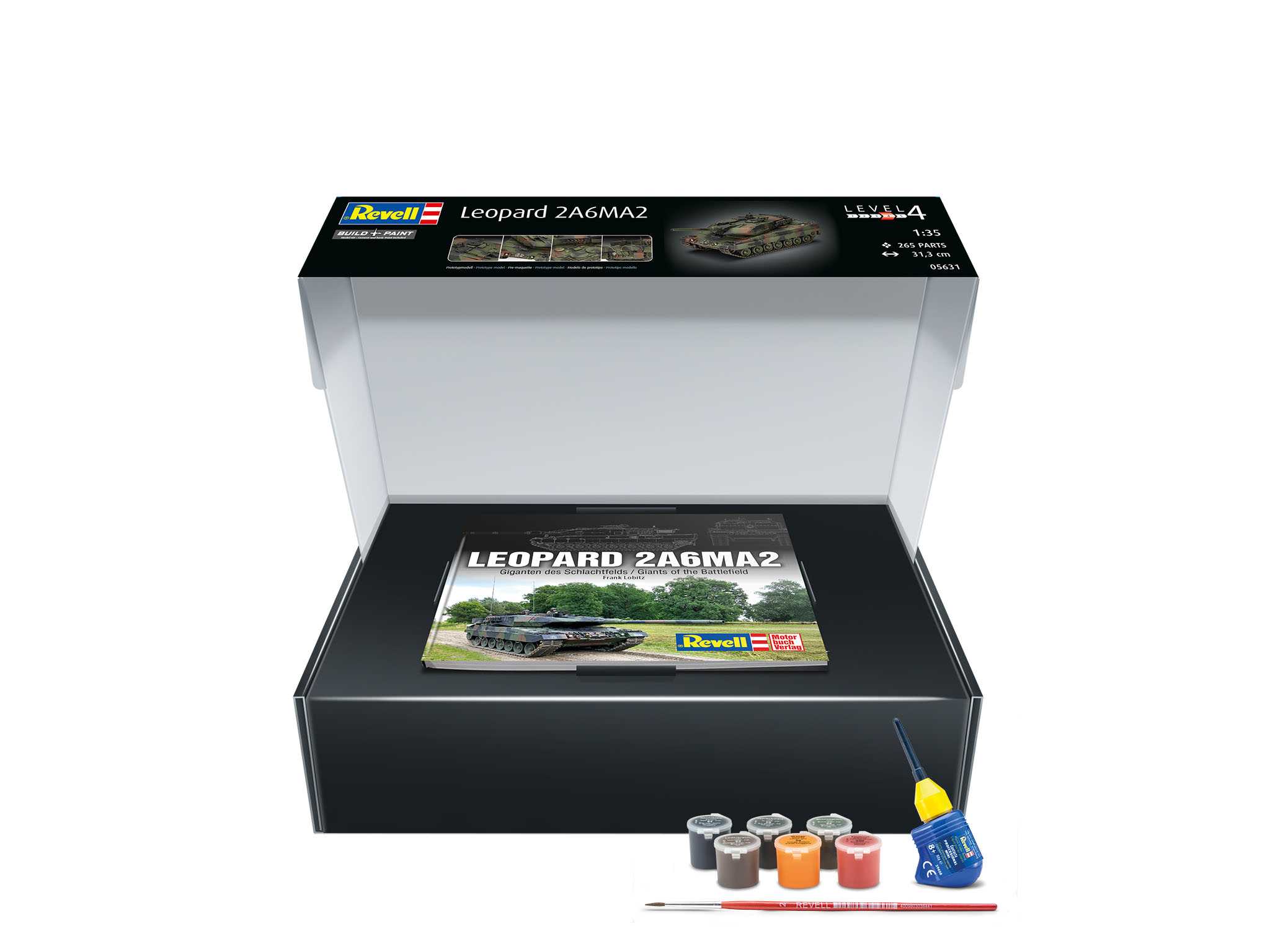 Gift-Set tank 05631 - 70 Years Bundeswehr: Leopard 2 A6A2 (Exclusive Edition) (1:35)