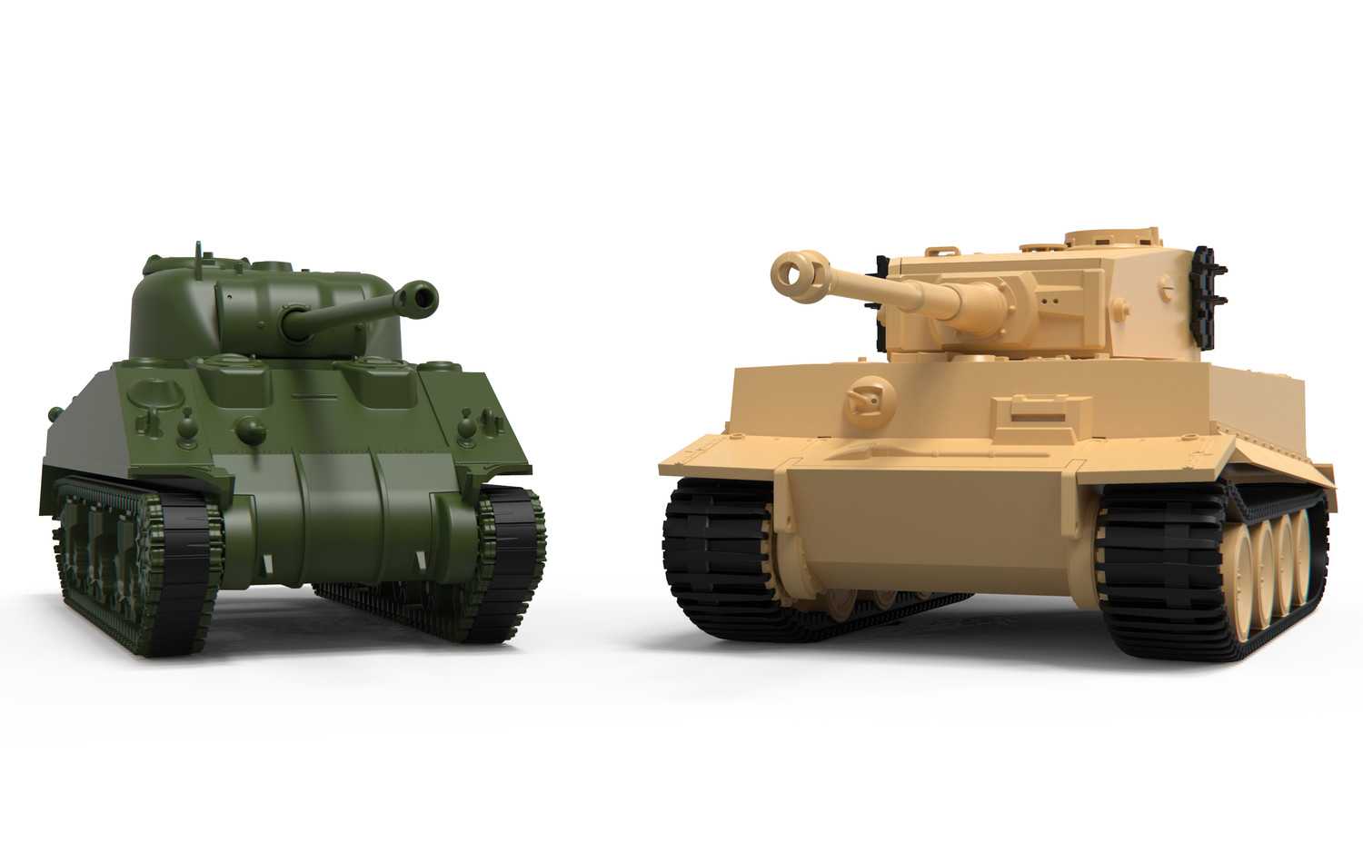 Gift Set tanky A50186 - Classic Conflict Tiger 1 vs Sherman Firefly (1:72)