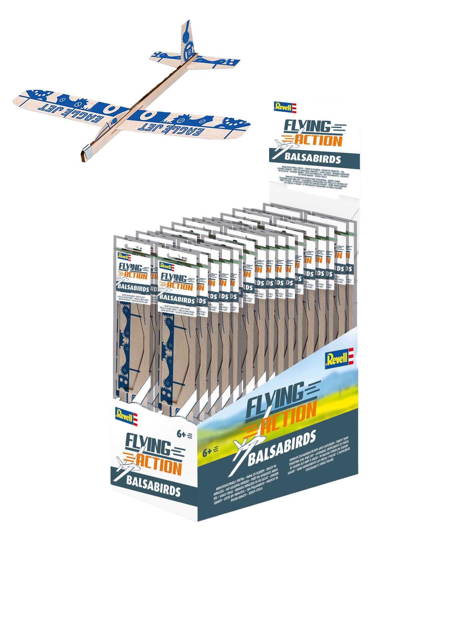 Házedlo REVELL 24328 - Balsa Birds (modrá)