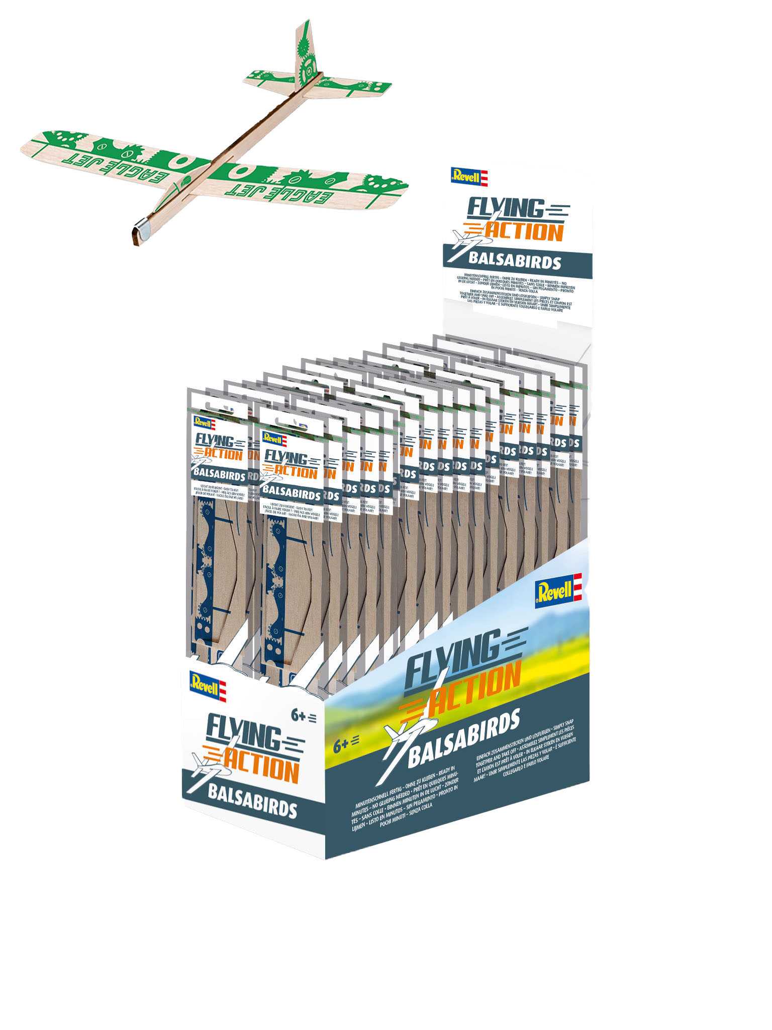 Házedlo REVELL 24330 - Balsa Birds (zelená)