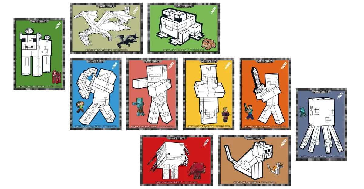 MINECRAFT 3 - karty - BLASTER BOX