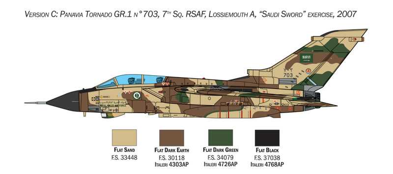 Model Kit War Thunder letadlo 35107 - Tornado GR.1/IDS (1:48)