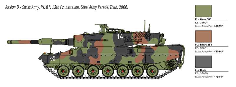 Model Kit War Thunder tank 35106 - Leopard 2A4 (1:48)