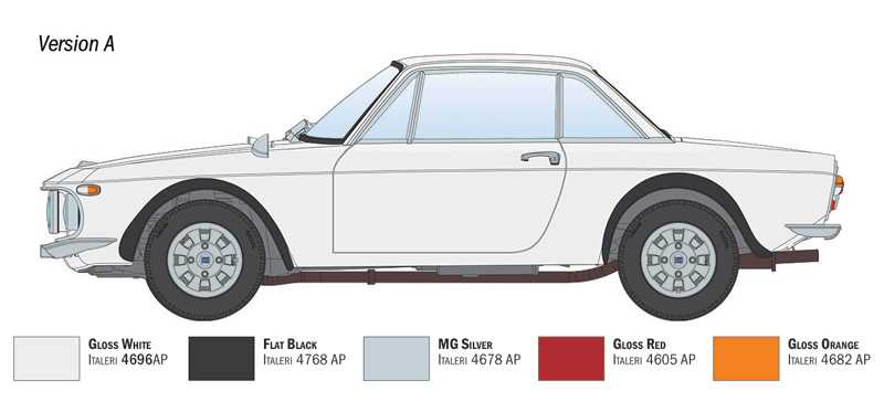 Model Kit auto 3619 - Lancia Fulvia coupé 1.6 HF "Fanalone" (1:24)