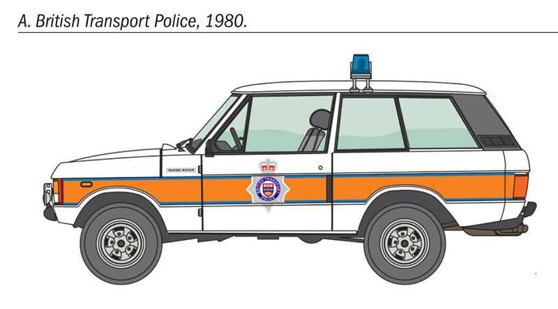 Model Kit auto 3661 - Police Range Rover (1:24)