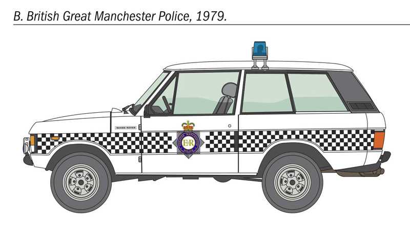 Model Kit auto 3661 - Police Range Rover (1:24)