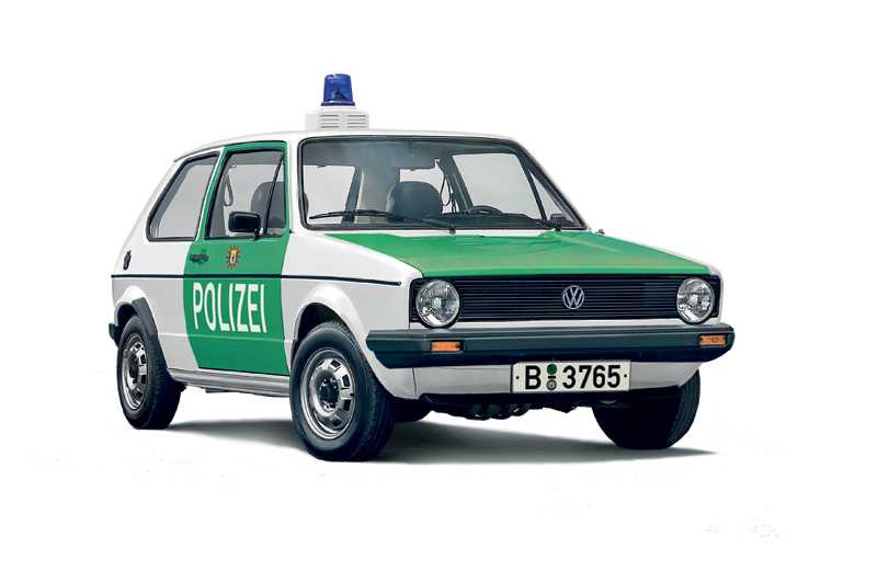 Model Kit auto 3666 - VW Golf "POLIZEI" (1:24)