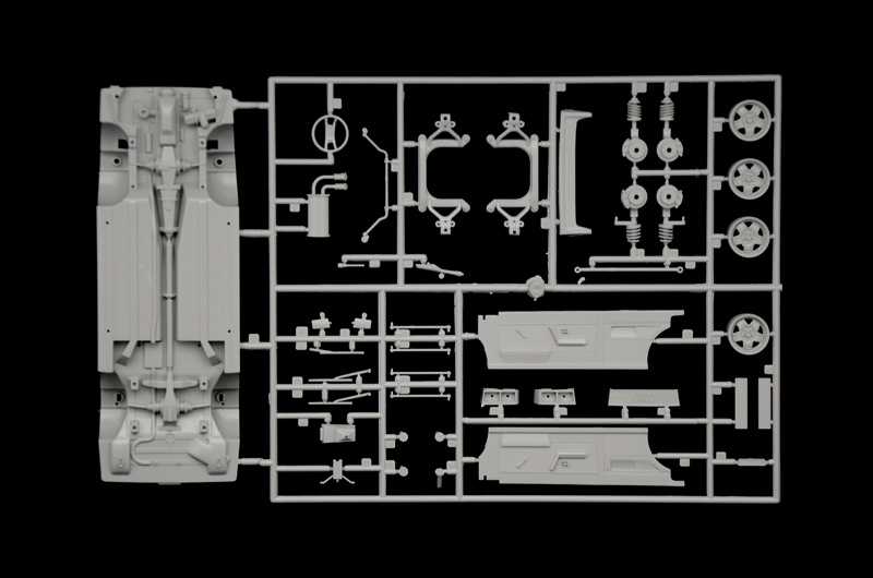 Model Kit auto 3671 - Audi Quattro (1:24)