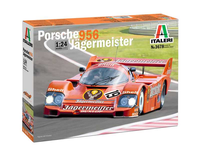 Model Kit auto 3678 - Porsche 956 Jagermeister (1:24)