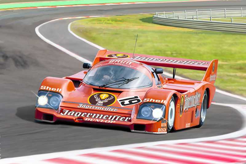 Model Kit auto 3678 - Porsche 956 Jagermeister (1:24)