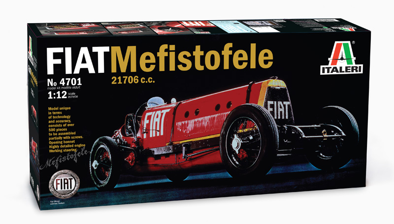 Model Kit auto 4701 - FIAT MEFISTOFELE (1:12)