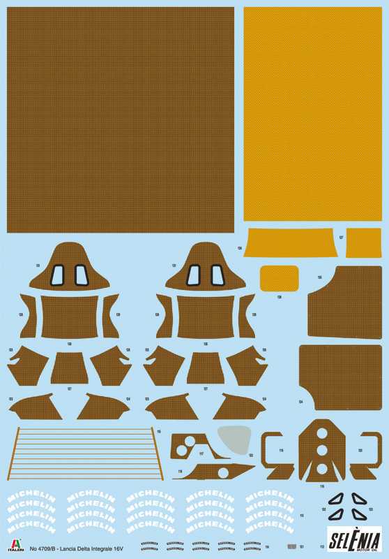 Model Kit auto 4709 - Lancia Delta HF Integrale (1:12)