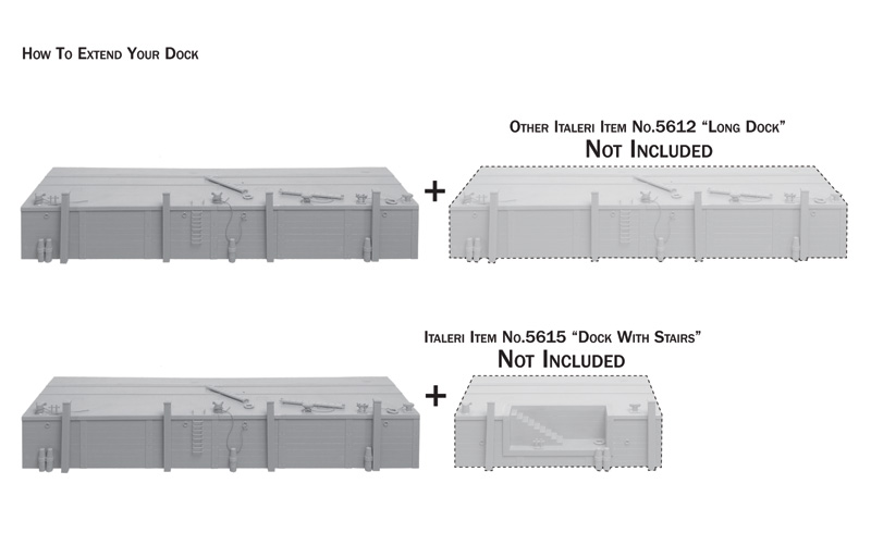 Model Kit budova 5612 - LONG DOCK (1:35)
