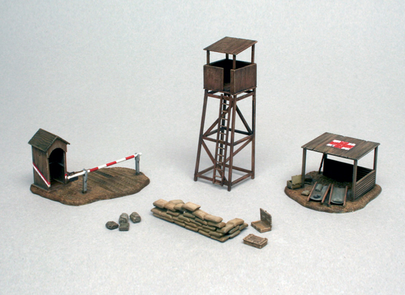 Model Kit budova 6130 - BATTLEFIELD BUILDINGS (1:72)