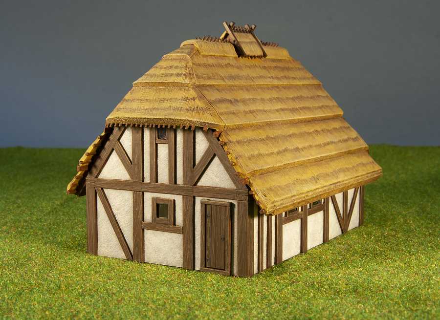 Model Kit budova 8532 - Thatched Country House (1:72)