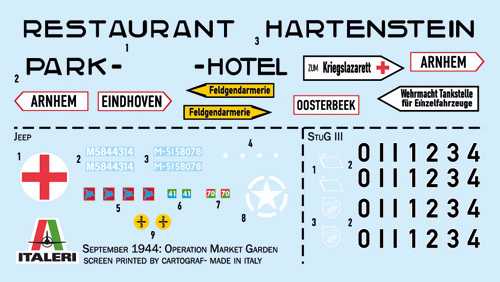 Model Kit diorama 6107 - Market Garden: Hotel Hartenstein (1:72)
