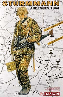 Model Kit figurky 1604 - STURMMANN (ARDENES 1944) (1:16)