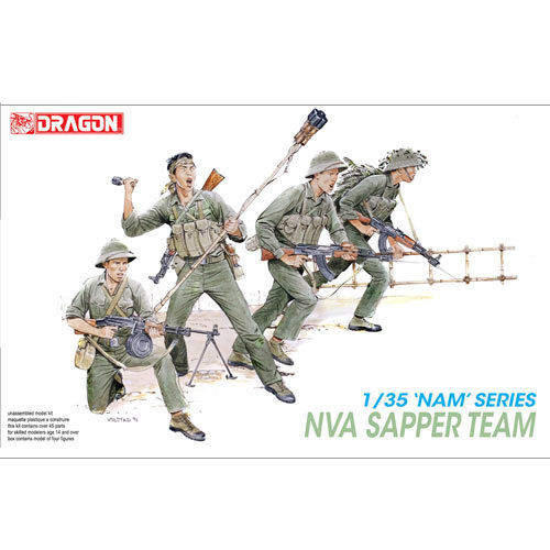 Model Kit figurky 3308 - NVA SAPPER TEAM (1:35)