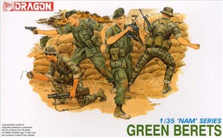 Model Kit figurky 3309 - GREEN BERETS (1:35)