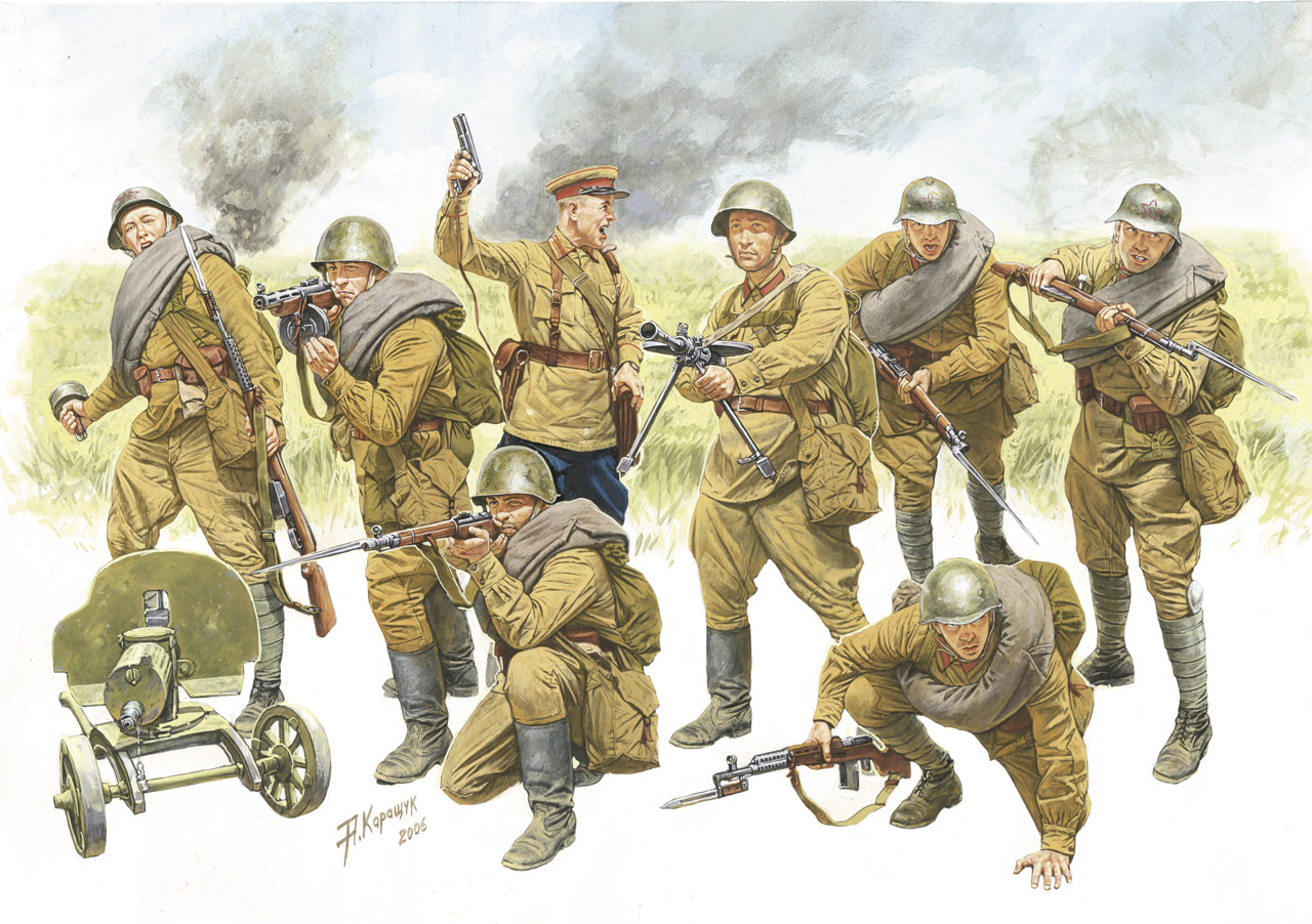 Model Kit figurky 3526 - Red Army Infantry (1940-42) (1:35)