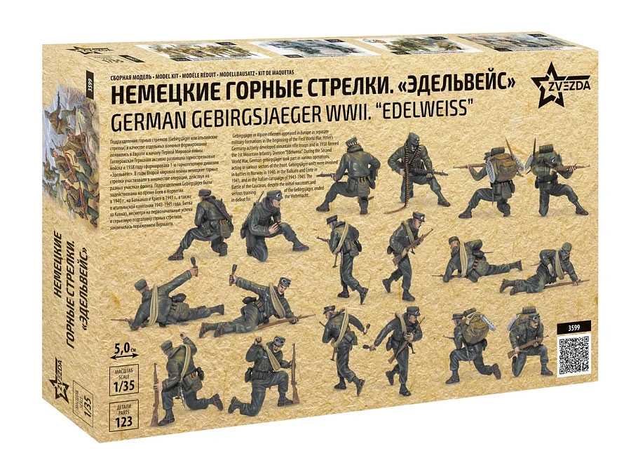 Model Kit figurky 3599 - German Gebirgsjäger (re-release) (1:35)