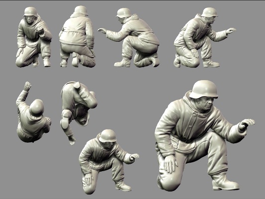 Model Kit figurky 3610 - PAK-36 with Crew (1:35)