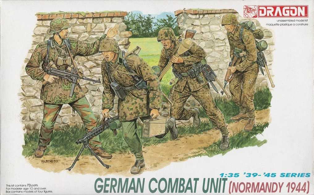 Model Kit figurky 6003 - GERMAN COMBAT UNIT (NORMANDY 1944) (1:35)