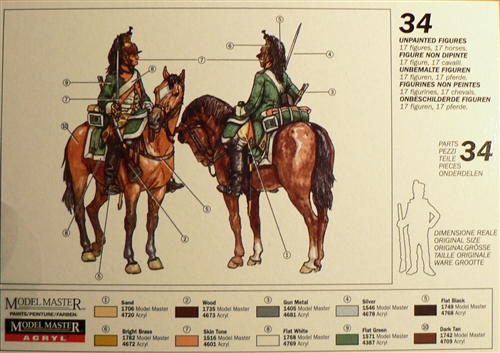 Model Kit figurky 6015 - FRENCH DRAGOONS (NAP. WARS) (1:72)