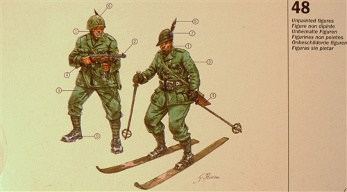 Model Kit figurky 6059 - WWII - ITALIAN "ALPINI" (1:72)