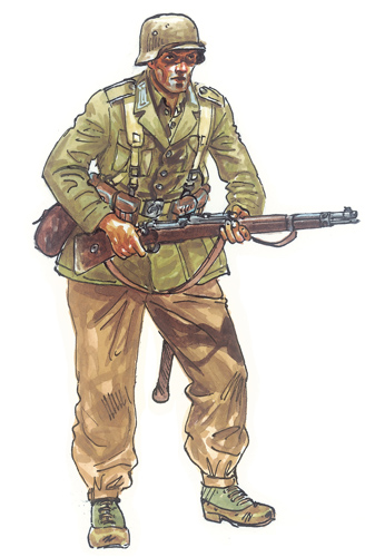 Model Kit figurky 6121 - WWII - GERMAN MOTORCYCLES (1:72)