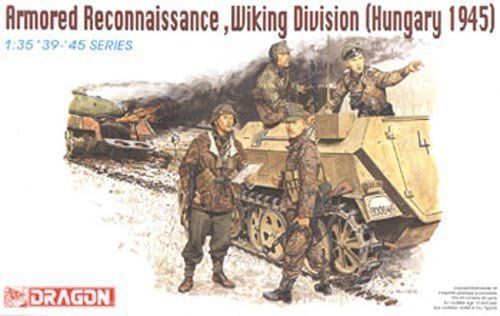 Model Kit figurky 6131 - ARMORED RECONNAISSANCE, WIKING DIVISION (HUNGARY 1945) (1:35)