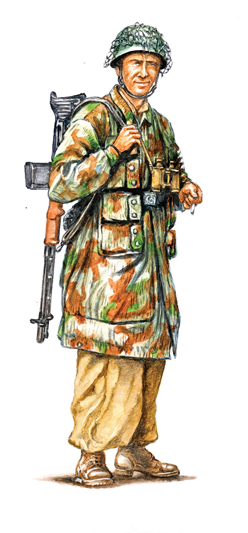 Model Kit figurky 6134 - WWII - German paratroopers (tropical uniform) (1:72)