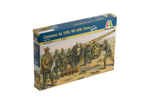 Model Kit figurky 6165 - WWII - Cannone da 149/40 with Crew (1:72)