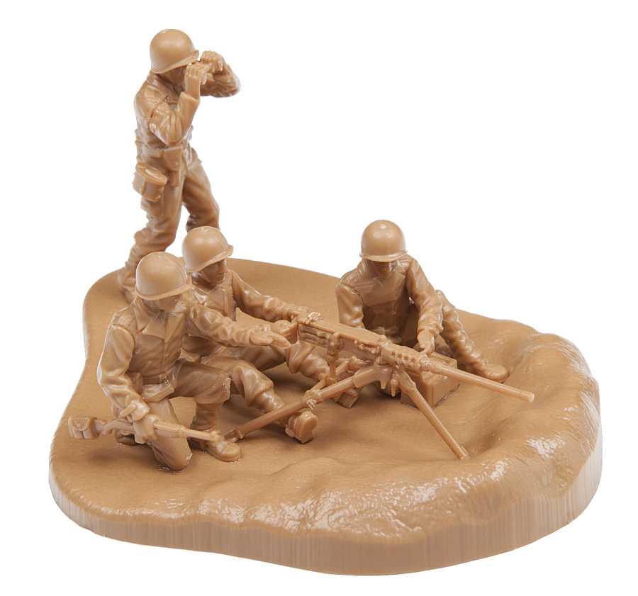 Model Kit figurky 6286 - US machine gun Browning w/crew (1:72)