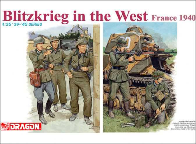 Model Kit figurky 6347 - BLITZKRIEG IN THE WEST (FRANCE 1940) (1:35)
