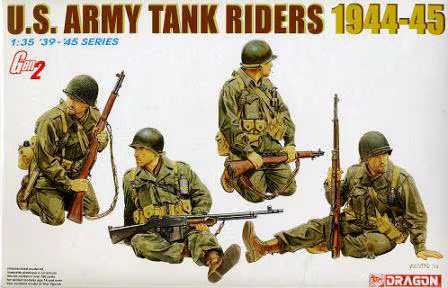 Model Kit figurky 6378 - US ARMY TANK RIDERS 1944-45 (1:35)