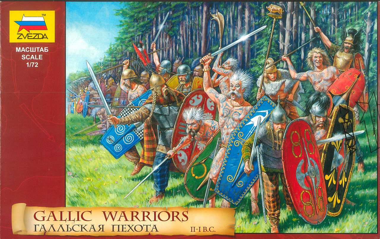 Model Kit figurky 8012 - Gallic Warriors (1:72)