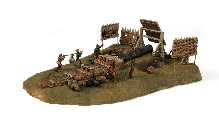 Model Kit figurky 8032 - Medieval Heavy Bombard (1:72)