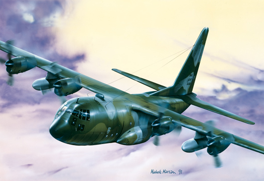 Model Kit letadlo 0015 - C-130 E/H HERCULES (1:72)