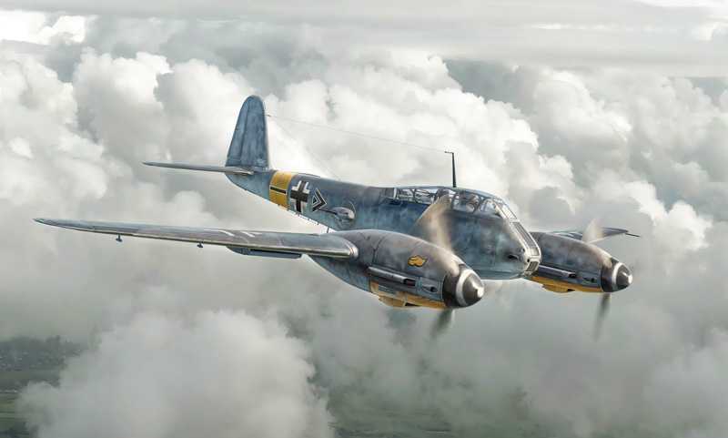 Model Kit letadlo 0074 - Me 410A-1 "HORNISSE" (1:72)