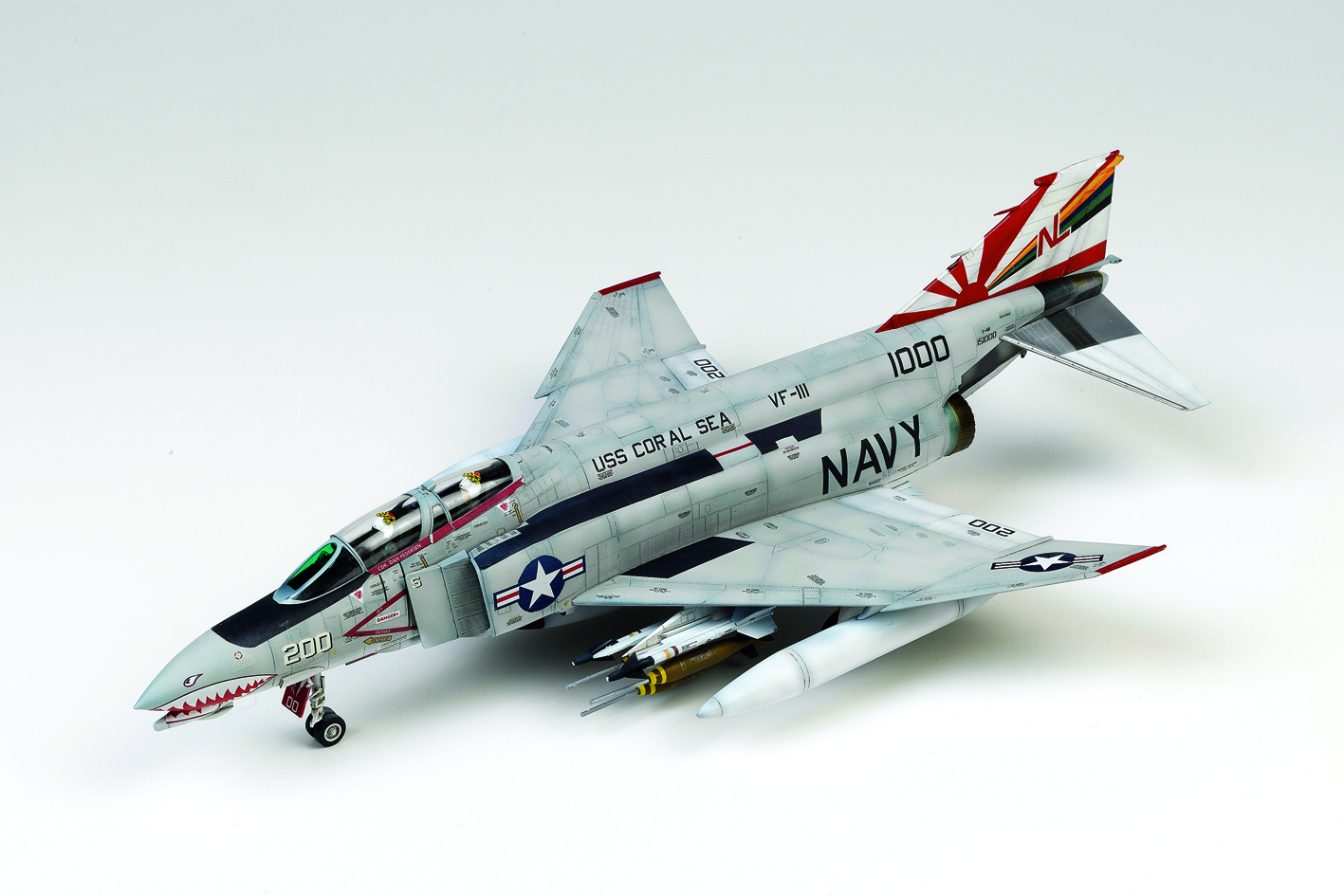 Model Kit letadlo 12232 - F-4B "VF-111 SUNDOWNERS" MCP (1:48)