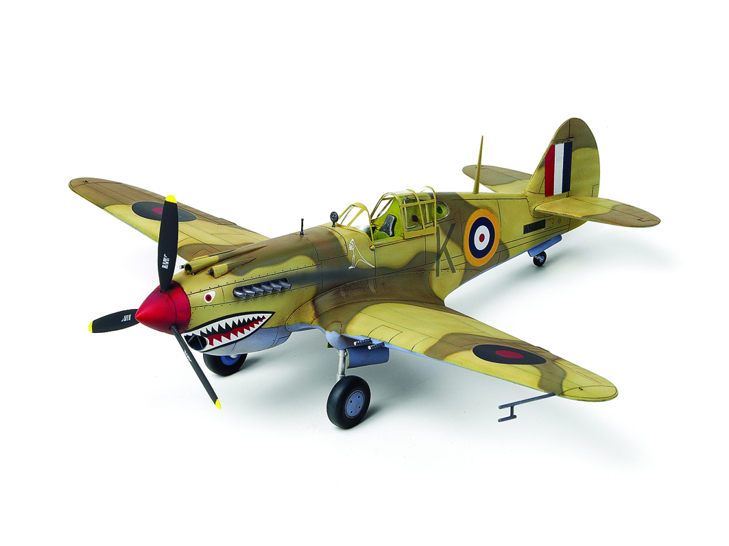 Model Kit letadlo 12235 - TOMAHAWK IIB "ACE OF AFRICAN FRONT" :LE (1:48)