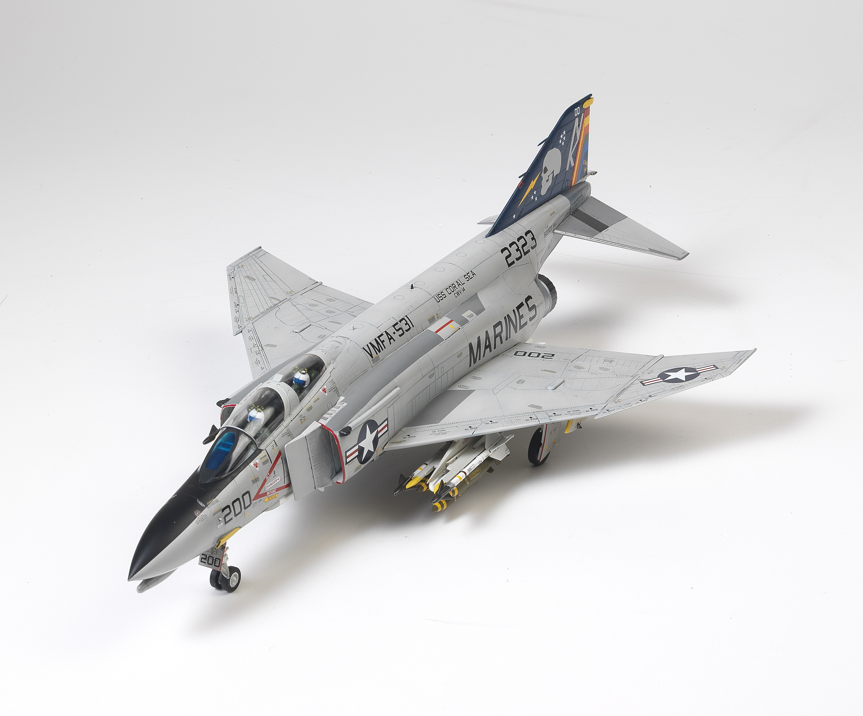 Model Kit letadlo 12315 - USMC F-4B/N VMFA-531 "GRAY GHOSTS" (1:48)