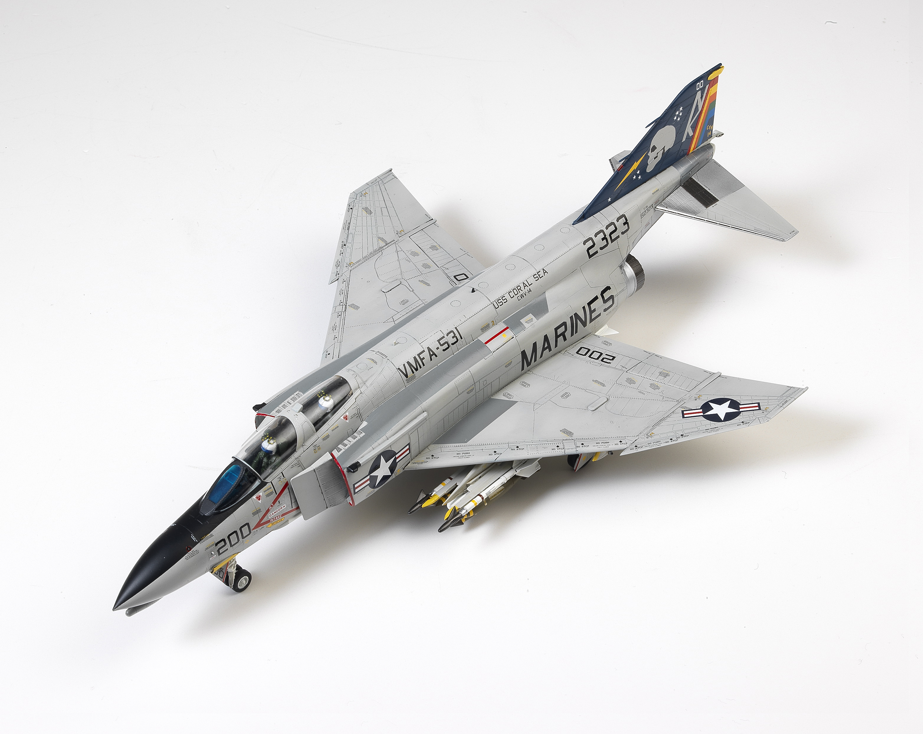 Model Kit letadlo 12315 - USMC F-4B/N VMFA-531 "GRAY GHOSTS" (1:48)