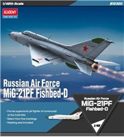 Model Kit letadlo 12320 - Russian Air Force MiG-21PF Fishbed-D (1:48)