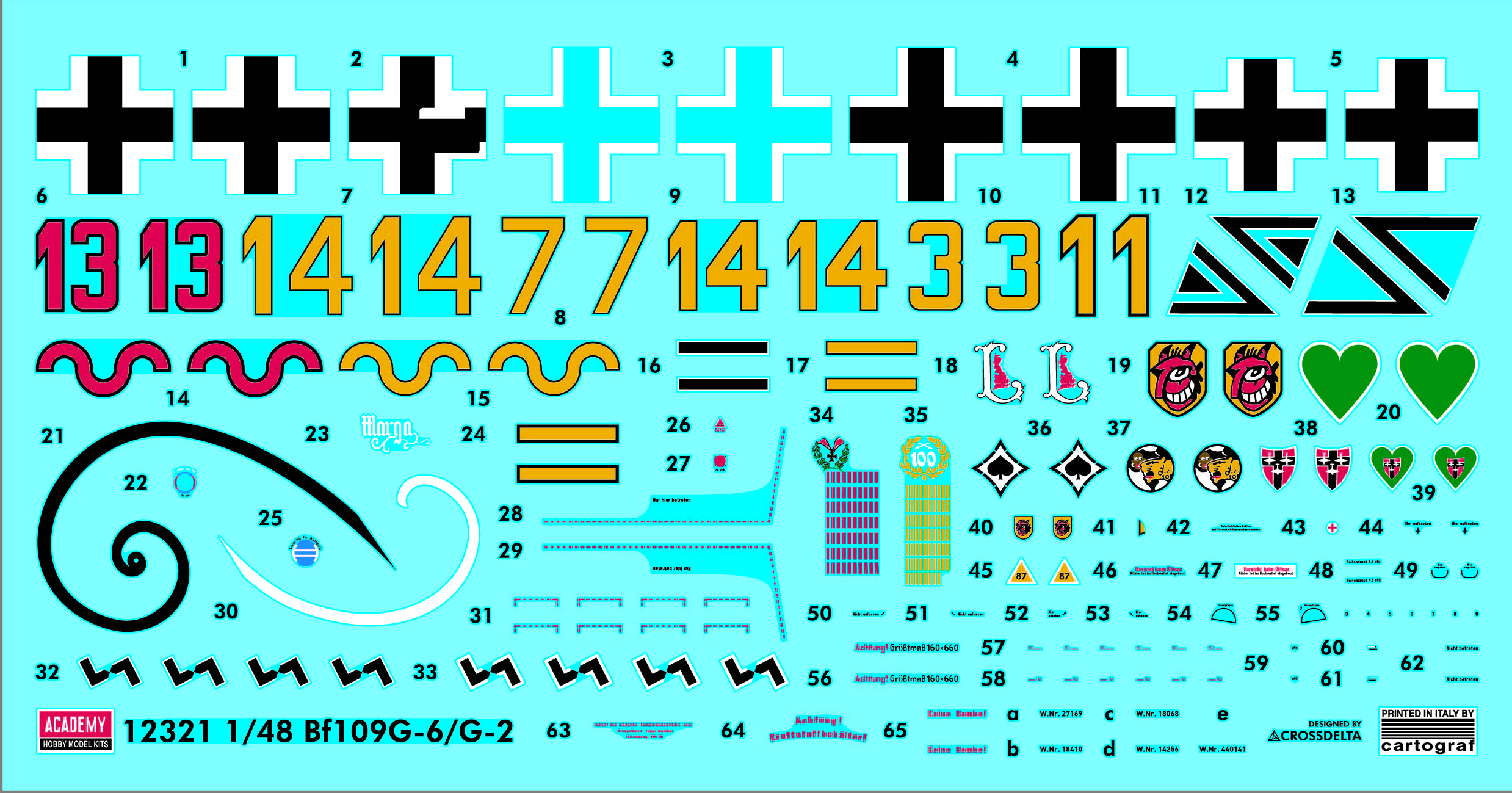 Model Kit letadlo 12321 - Messerschmitt Bf109G-6/G-2 "JG 27" (1:48)