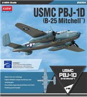 Model Kit letadlo 12334 - USMC PBJ-1D (B-25 Mitchell) (1:48)