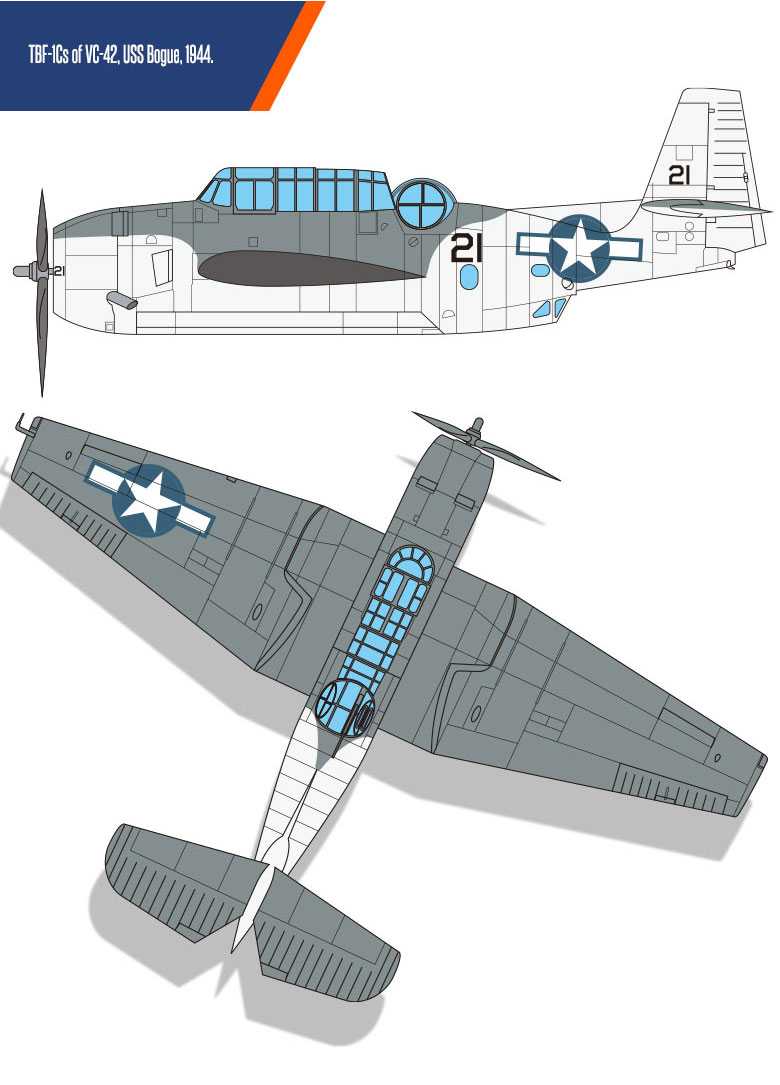 Model Kit letadlo 12340 - USN TBF-1C "Battle of Leyte Gulf" (1:48)