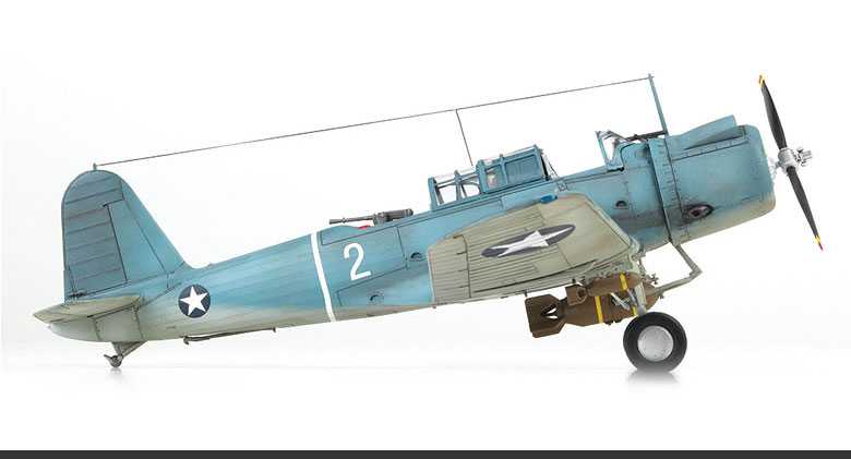 Model Kit letadlo 12350 - USN SB2U-3 "Battle of Midway" (1:48)
