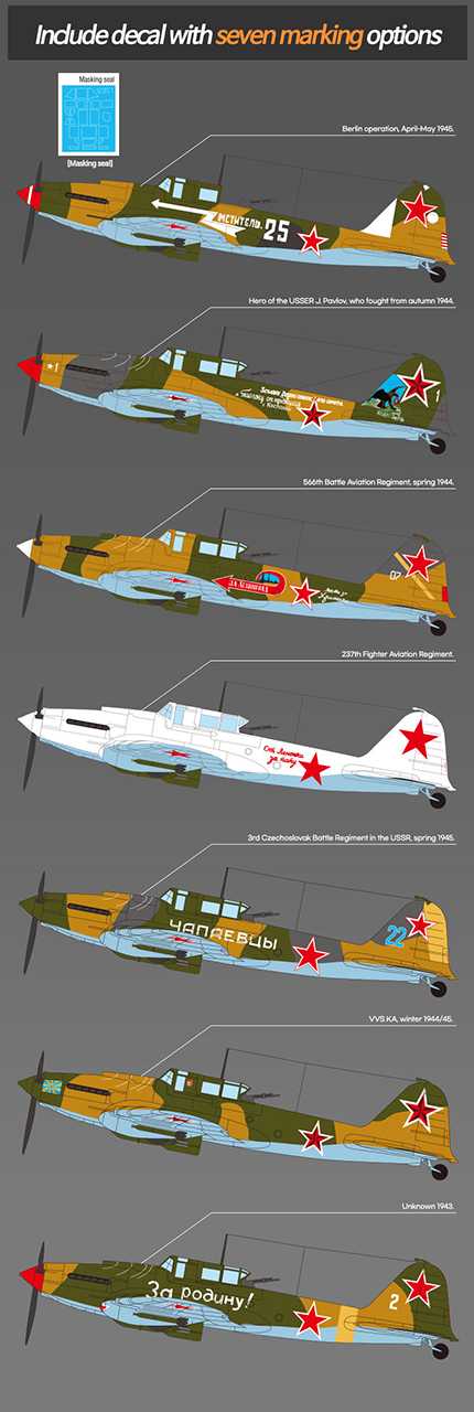 Model Kit letadlo 12357 - IL-2m3 "Berlin 1945" (1:48)